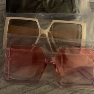 Stylish Square Sunglasses Set